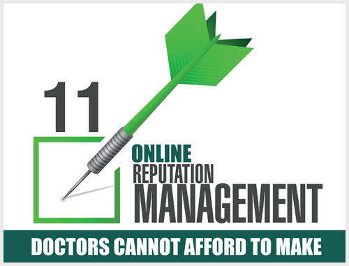 11 Online Reputation Management Mistakes Doctors Cannot Afford to Make