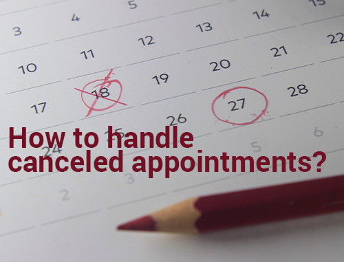 How to handle canceled appointments?