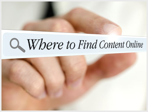 Where to Find Content Online