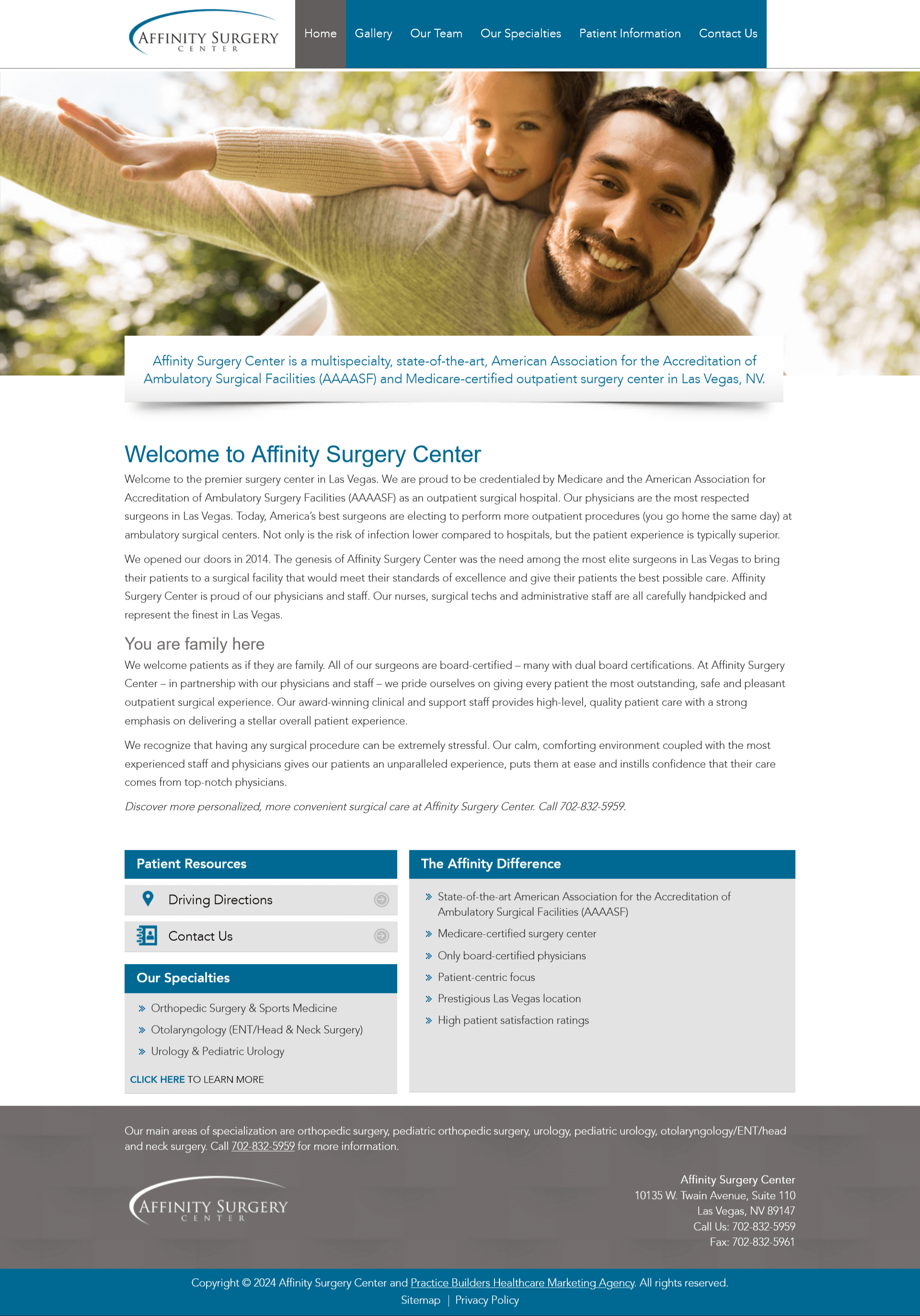 affinity surgery center