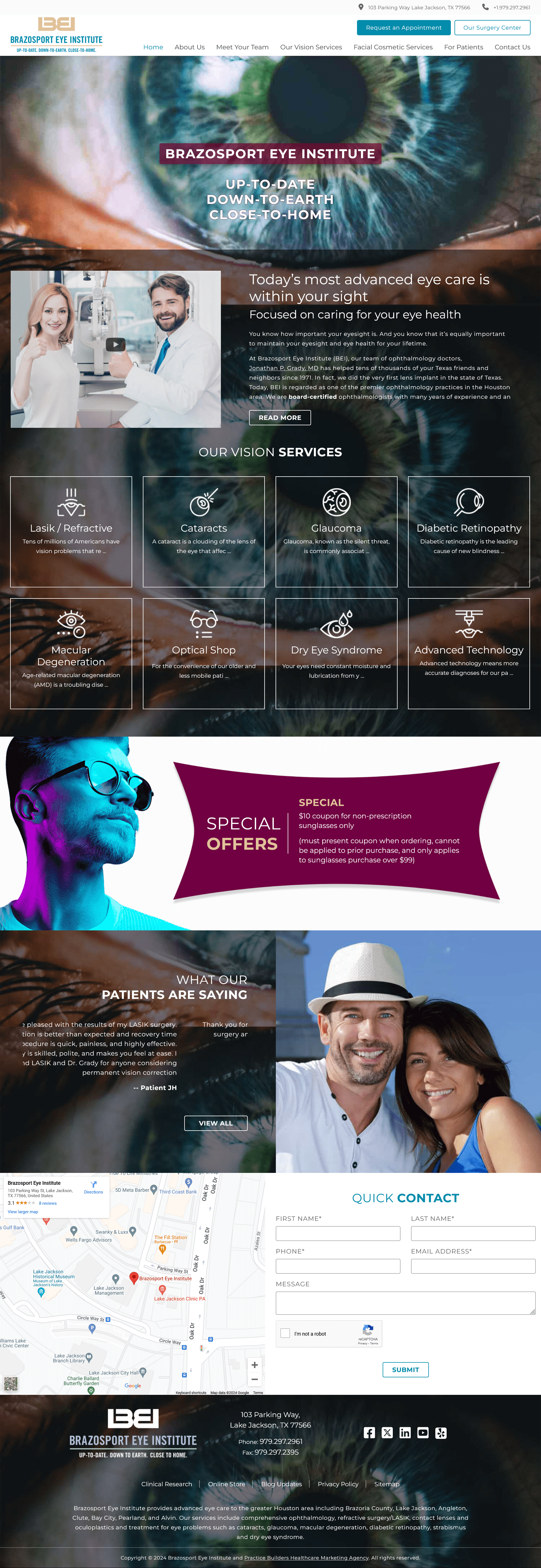 Brazorsport eye institute