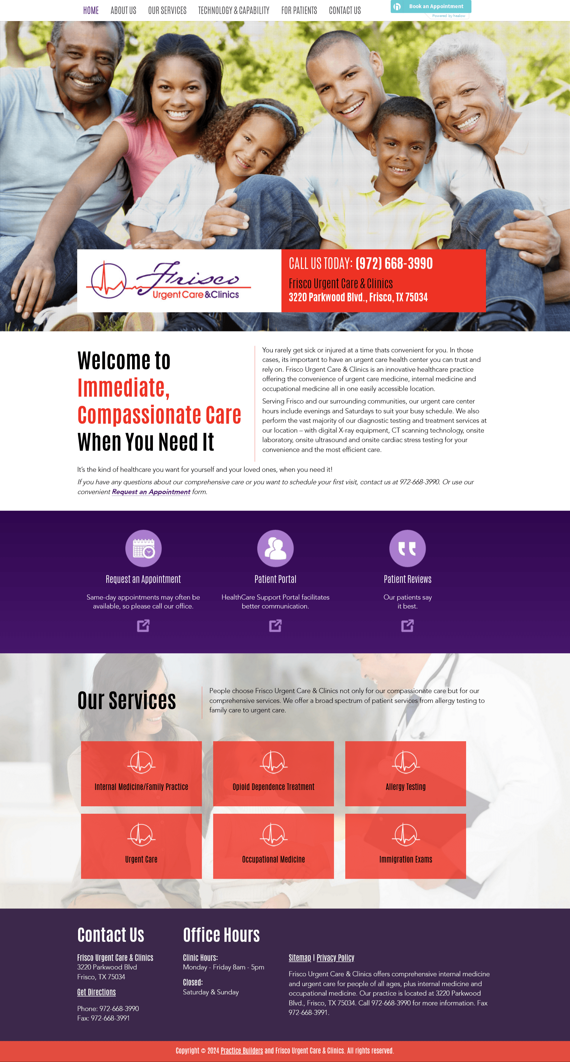 Frisco urgent care & clinics