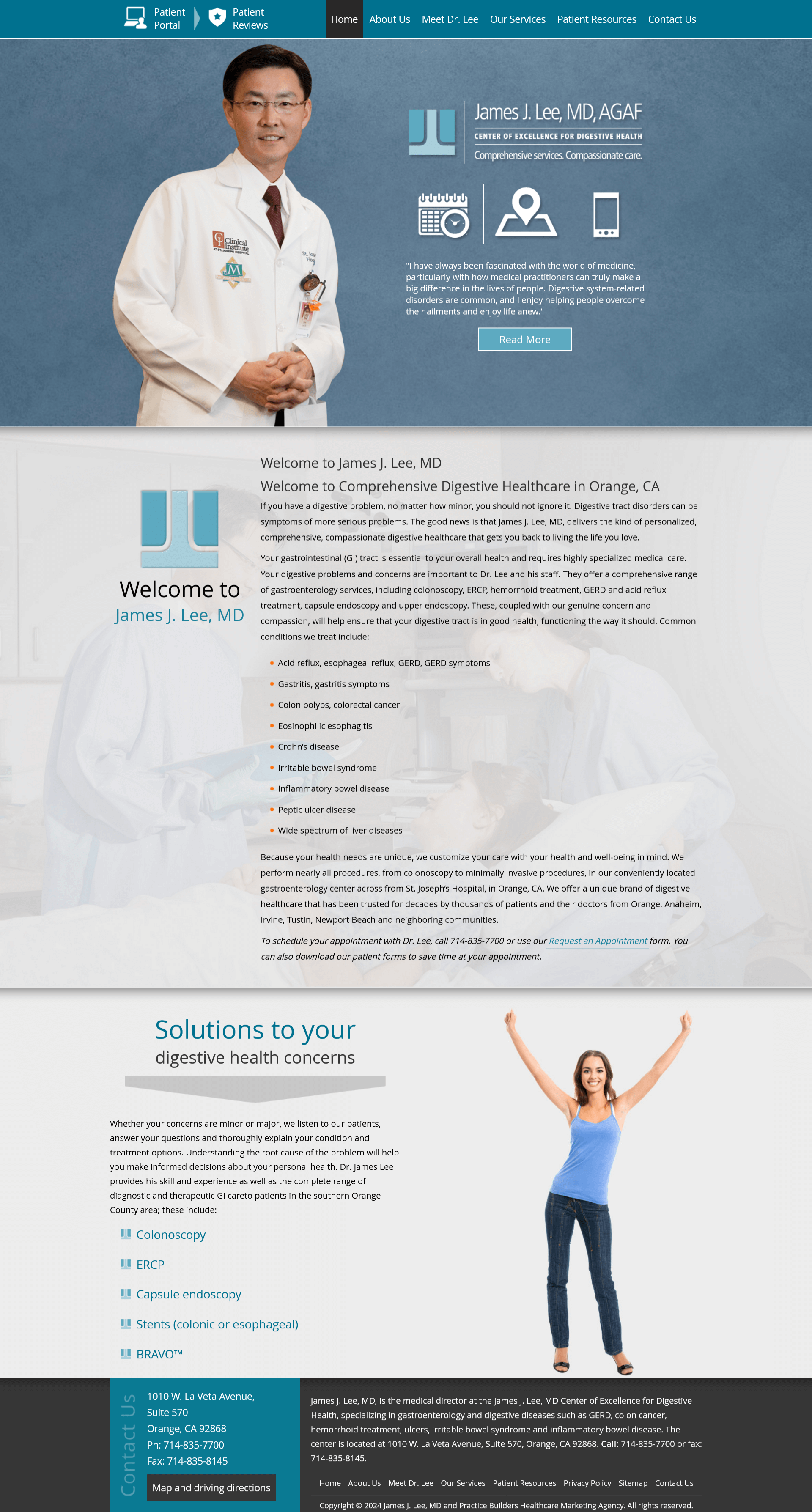 James j lee md